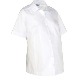 Cheap ⭐ Other Brands Air Force Maternity Overblouse, White ⌛