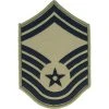 Hot Sale 🛒 Exchange Select Air Force Rank SMSgt E-8 Subdued Small (ABU) 🥰