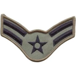 Budget ⌛ Exchange Select Air Force A1C, Chevron Sew-On, Large (ABU) 🎁