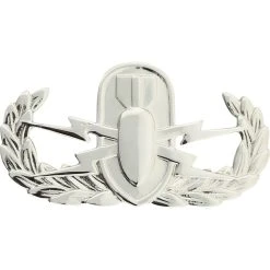 Cheap ⭐ Other Brands Air Force Basic Explosive Ordnance Disposal Badge, Mirror Finish, Regular Size 🛒