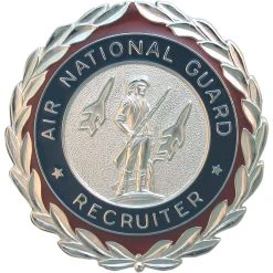 Discount ⌛ Ira Green, Inc Air Force Badge Air National Guard Basic Recruiter, Pin-on ⌛
