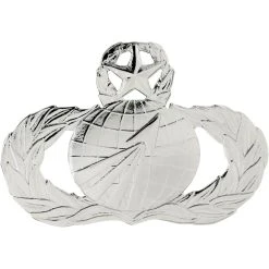 Flash Sale ✨ Ira Green, Inc Air Force Master Acquisition & Finance Management Badge, Mirror Finish, Pin-On ✔️