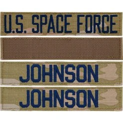 Discount ❤️ Sayre Space Force Nametape Kit, 2 Name Tapes And 1 Branch Of Service Tape Hook & Loop ⌛