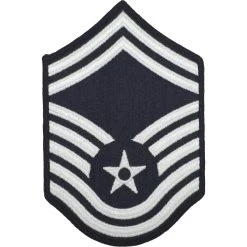 Coupon 🔔 Exchange Select Air Force SMSgt, Chevron Sew-On, Small Blue 🎉