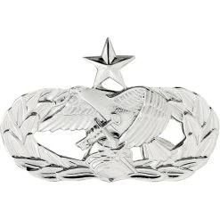 Promo 😍 Ira Green, Inc Air Force Senior Logistic Readiness Badge, Mirror Finish 👏