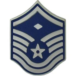 Wholesale 😍 Other Brands Air Force MSgt With Diamond Metal Pin-On Rank ⌛