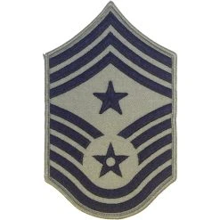 Cheapest 🛒 Exchange Select Air Force Command Chief Master Sergeant (CCM) Chevron & Star Sew-On, Large (ABU) 🎉