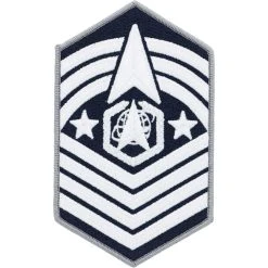 Promo ⌛ Ira Green, Inc Space Force Chevron (Enlisted) CHF MSGT Of The Space Force (E-9) Sew On, Small ✨