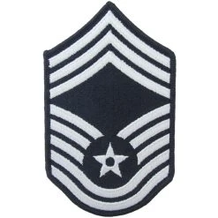 Outlet 👍 Ira Green, Inc Air Force Chief Master Sergeant (CMSgt) Blue Chevron Small Rank 🔥