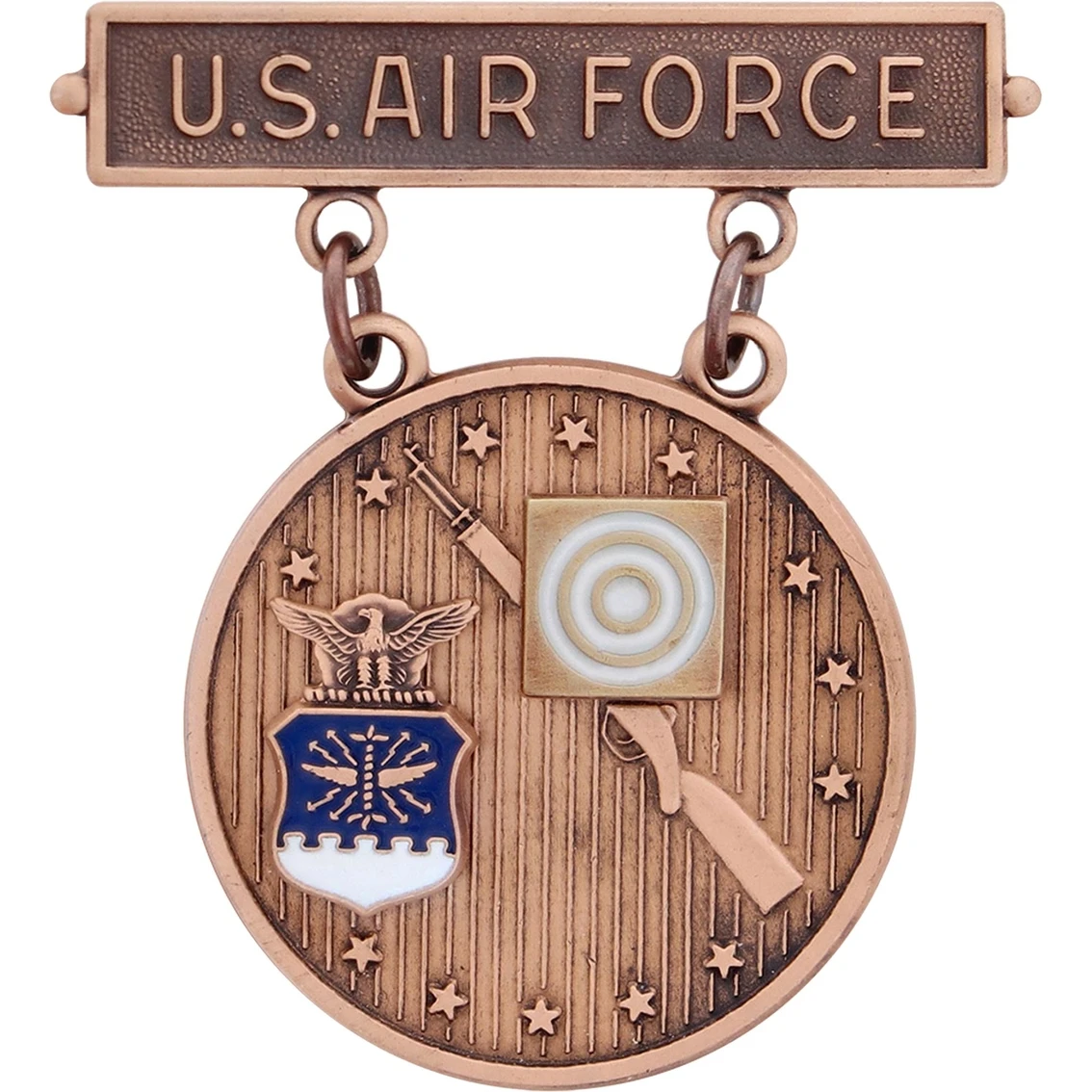 Outlet โ Ira Green, Inc Air Force Excellence Competition Rifleman Bronze Large Badge Pin-On (ABU) ๐ 3 Outlet โ Ira Green, Inc Air Force Excellence Competition Rifleman Bronze Large Badge Pin-On (ABU) ๐