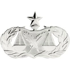 Outlet 🔔 Other Brands Air Force Senior Paralegal Badge, Mirror Finish, Regular Size ❤️