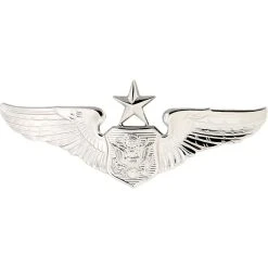 Outlet ⭐ Other Brands Air Force Senior Officer Aircrew Badge, Mirror Finish, Regular Size ✔️