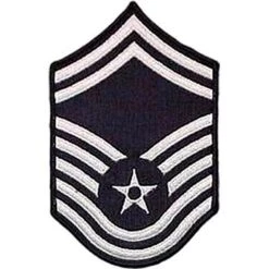 Promo ✨ Exchange Select Air Force SMSgt Blue Chevron Large Rank 💯
