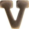 Promo ⌛ Ira Green, Inc Ribbon Device - Letter ''V'' Bronze, 1/4 In. 🌟 -Deals military Store unnamed file 691