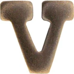 Promo ⌛ Ira Green, Inc Ribbon Device - Letter ''V'' Bronze, 1/4 In. 🌟