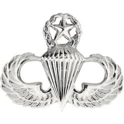 Coupon ❤️ Ira Green, Inc Air Force Master Parachutist Badge, Mirror Finish, Medium Size 💯