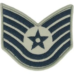Outlet 🎁 Exchange Select Air Force Rank TSgt E-6 Subdued Large (ABU) ✨